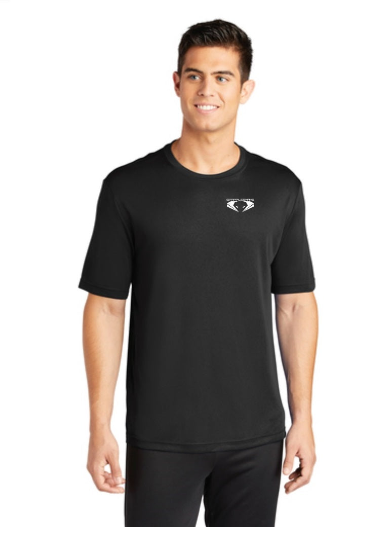 2023 Front Left Chest Logo Shirt - Black - 100% Polyester